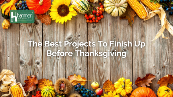 The holidays are a time to connect and celebrate with your family, so take some time beforehand to finish up these projects.